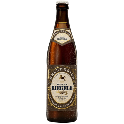 Изображение товара Пиво темное "Riegele" Kellerbier, 0.5 л