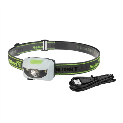 Изображение товара Фонарь налобный Helios 140LM, IPX6, USB (HS-FN-3155-USB)