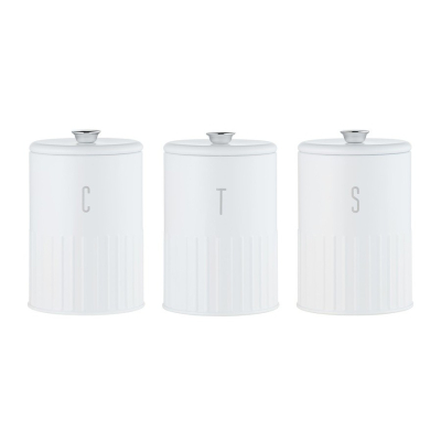 Изображение товара Набор банок для сыпучих продуктов Maxwell & Williams Astor белый 3 шт