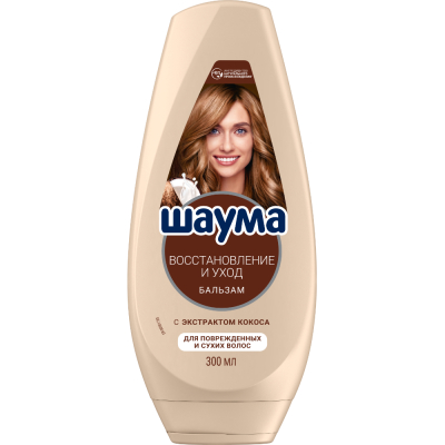 Изображение товара Бальзам для волос Шаума Восстановление и уход 300 мл для сухих поврежденных волос