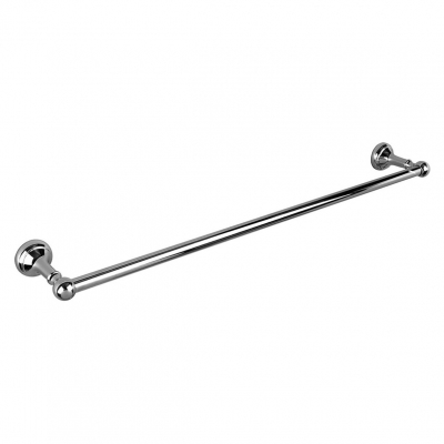 Изображение товара Держатель для полотенец Verran серебряный 63x4.5x9.6 см металл для ванной комнаты