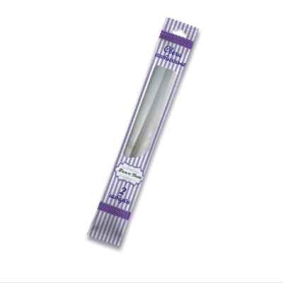 Изображение товара Свечи античные Индокитай 2 шт белый с пленкой и подвесом