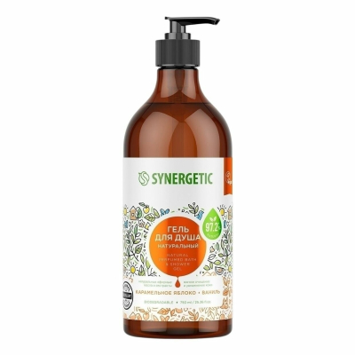 Изображение товара Гель для душа Synergetic Карамельное яблоко и ваниль 750 мл