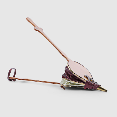 Изображение товара Смарт меха каминные бордовые с серебром для розжига