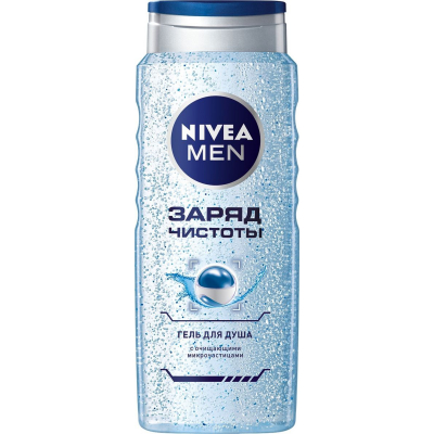 Изображение товара Гель для душа Nivea Men Заряд чистоты 250 мл - бережное очищение и увлажнение мужчины