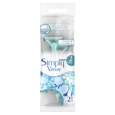 Изображение товара Одноразовая женская бритва Gillette Venus 2, 2 шт