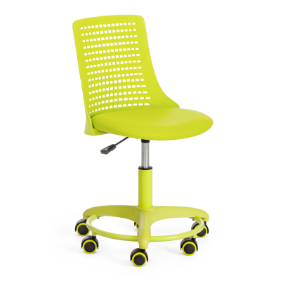 Изображение товара Кресло ТС из кожзаменителя салатовое