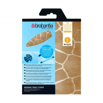 Изображение товара Чехол для гладильной доски Brabantia 124440 коричневый 146 см Изображение товара Чехол для гладильной доски Brabantia 124440 коричневый 146 см