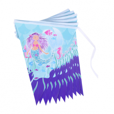 Изображение товара Гирлянда Koopman Party Русалка из флажков для праздника