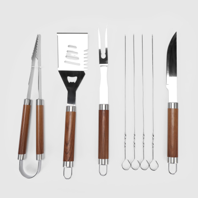 Изображение товара Набор для гриля Yiwugarden 8 шт 40 см инструменты для барбекю и мангала