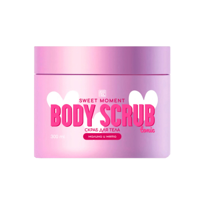 Изображение товара Скраб для тела Sweet Moment малина и мята 300 мл 