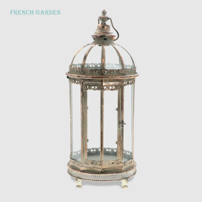 Изображение товара Фонарь декоративный French garden бронза антик 26х26х61,5 см