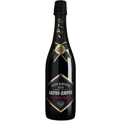 Изображение товара Игристое вино Абрау-Дюрсо Красное полусладкое 0,75 л