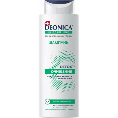Изображение товара Шампунь для жирных волос Deonica Detox очищение 380 мл для глубокого очищения кожи головы Изображение товара Шампунь для жирных волос Deonica Detox очищение 380 мл для глубокого очищения кожи головы