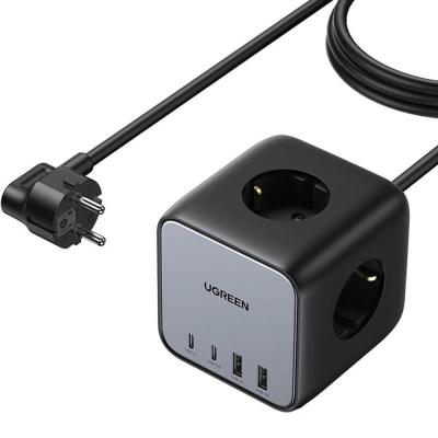 Изображение товара Сетевое зарядное устройство UGREEN CD268 DigiNest Cube Charging Station серый Изображение товара Сетевое зарядное устройство UGREEN CD268 DigiNest Cube Charging Station серый