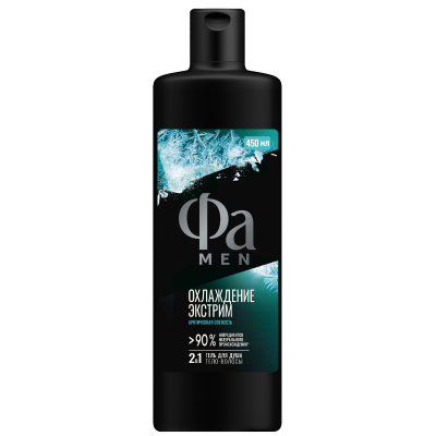 Изображение товара Гель для душа Фа Men Охлаждение экстрим 450 мл для мужчин освежающий