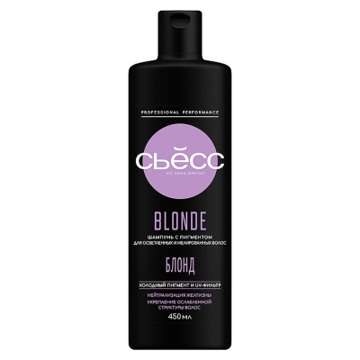 Изображение товара Шампунь Сьёсс Blonde для осветленных и мелированных волос 450 мл Изображение товара Шампунь Сьёсс Blonde для осветленных и мелированных волос 450 мл