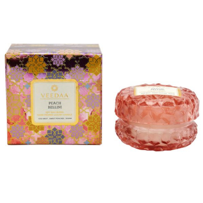 Изображение товара Ароматическая свеча Veedaa Peach Bellini из соевого воска, 15 часов горения