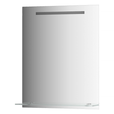 Изображение товара Зеркало Evoform с полочкой и LED-светильником 60x75 см