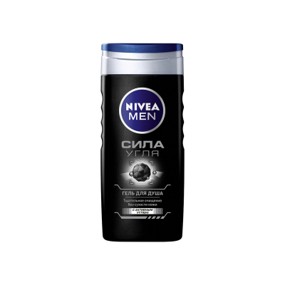 Изображение товара Гель для душа Nivea Сила угля 250 мл - глубокое очищение и свежесть для мужчин