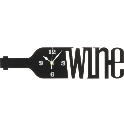 Изображение товара Настенные часы JJT Wine 40x10 см с кварцевым механизмом черный/белый дизайн Изображение товара Настенные часы JJT Wine 40x10 см с кварцевым механизмом черный/белый дизайн