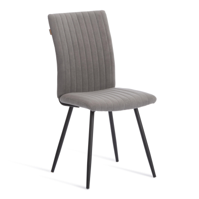 Изображение товара Стул TC Monte Carlo флок серый с чёрным 48х55х93 см