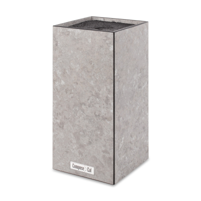 Изображение товара Подставка для кухонных ножей ComposeEat мрамор 11х11х24 см