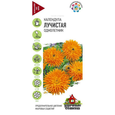 Изображение товара Календула Гавриш Лучистая 0,3 г Удачные семена DH