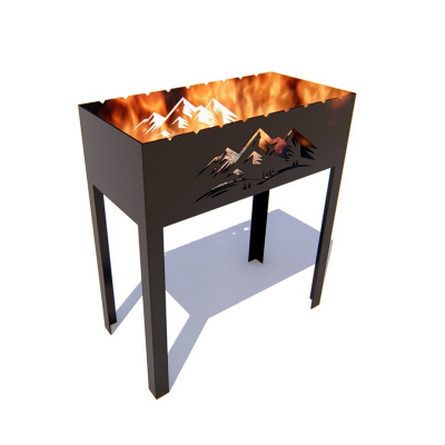 Изображение товара Мангал "Горы" 7 скамеек