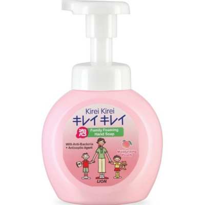 Изображение товара Мыло-пена LION THAILAND Kirei Kirei Розовый персик 250 мл мягкое очищение для рук Изображение товара Мыло-пена LION THAILAND Kirei Kirei Розовый персик 250 мл мягкое очищение для рук