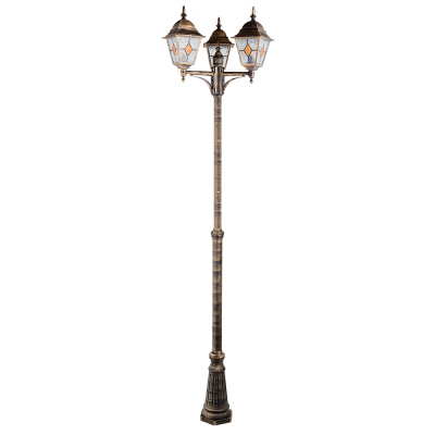 Изображение товара Уличный светильник Arte Lamp MADRID, ретро стиль, IP44, 3 лампы Изображение товара Уличный светильник Arte Lamp MADRID, ретро стиль, IP44, 3 лампы