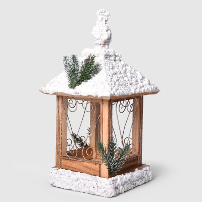 Изображение товара Декоративный светящийся фонарь Ad trend NY 5 LED 33 см для новогоднего декора