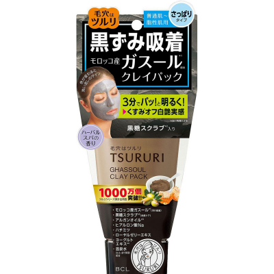 Изображение товара Крем-скраб для лица Tsururi С вулканической глиной, каолином и коричневым сахаром 150 г
