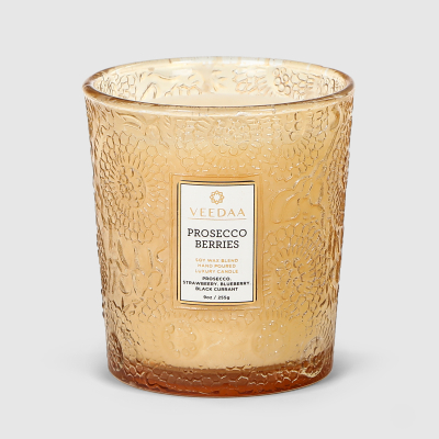 Изображение товара Ароматическая свеча Veedaa Prosecco Berries Valeno в стекле