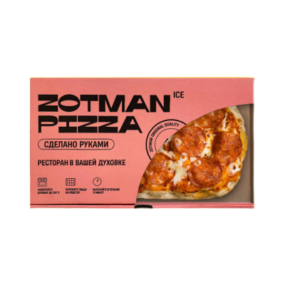 Изображение товара Пицца Zotman Пепперони без свинины замороженная 280 г
