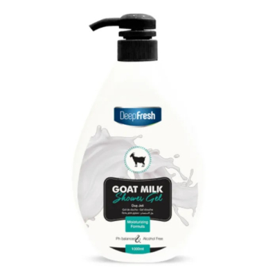 Изображение товара Гель для душа Deep Fresh goat milk 1000 мл универсальный увлажняющий для всей семьи