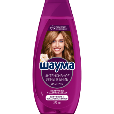 Изображение товара Шампунь Шаума Интенсивное укрепление 370 мл