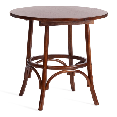 Изображение товара Обеденный стол Thonet из массива вяза в темном орехе 80х75 см Изображение товара Обеденный стол Thonet из массива вяза в темном орехе 80х75 см