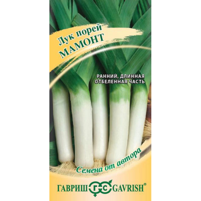 Изображение товара Семена Гавриш Лук порей Мамонт 0,2 г автор.