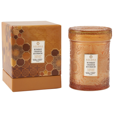 Изображение товара Свеча в стекле Veedaa Bombay Orange Bourbon (8906136681606) 