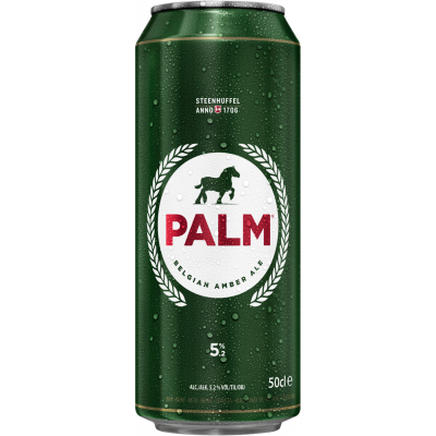 Изображение товара Пиво средне-янтарное Palm фильтрованное, 0.5 л