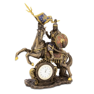 Изображение товара Статуэтка настольная с часами Empire кочевник 28x12x33 см