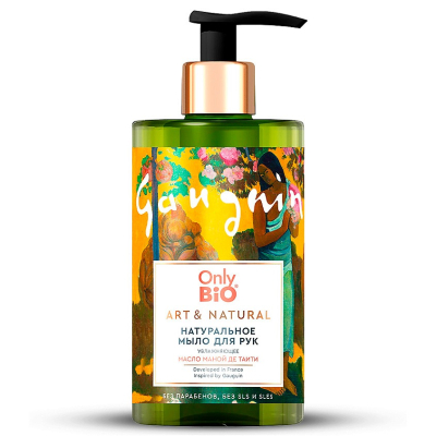 Изображение товара Мыло жидкое для рук Only Bio Увлажняющее Масло моной де таити 420 мл Изображение товара Мыло жидкое для рук Only Bio Увлажняющее Масло моной де таити 420 мл