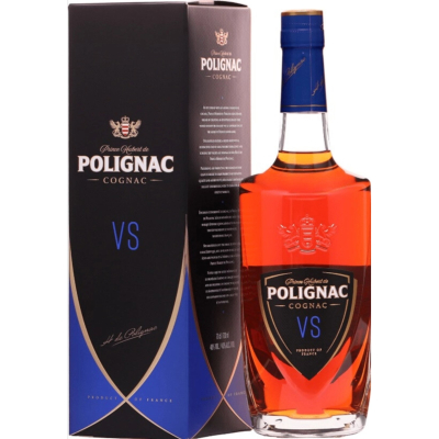 Изображение товара Коньяк Prince Hubert de Polignac VS 0.7л в подарочной упаковке Франция