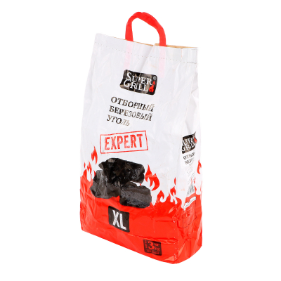 Изображение товара Уголь березовый 3 кг Supergrill expert для барбекю и гриля