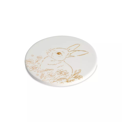 Изображение товара Подставка под кружку Anna Lafarg золотистый кролик 11 см