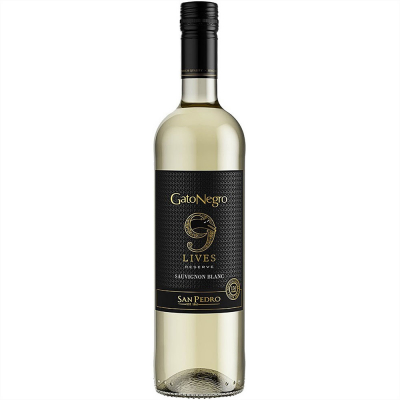 Изображение товара Белое сухое вино Gato Negro 9 Lives Fierce Reserve Sauvignon Blanc 0.75л Изображение товара Белое сухое вино Gato Negro 9 Lives Fierce Reserve Sauvignon Blanc 0.75л
