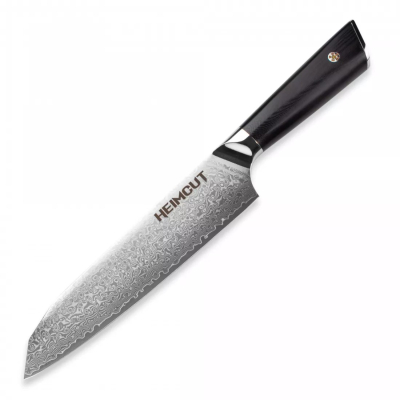 Изображение товара Нож Heimcut Damascus Santoku, дамасская сталь, 67 слоёв, 9 см