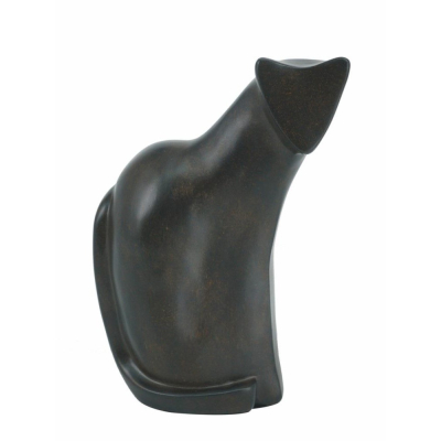 Изображение товара Фигурка Glasar Кошка черная 18 см из полирезина