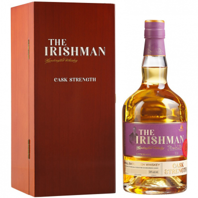 Изображение товара Виски The Irishman Cask Strength купажированный в подарочной упаковке, 0.7 л Изображение товара Виски The Irishman Cask Strength купажированный в подарочной упаковке, 0.7 л